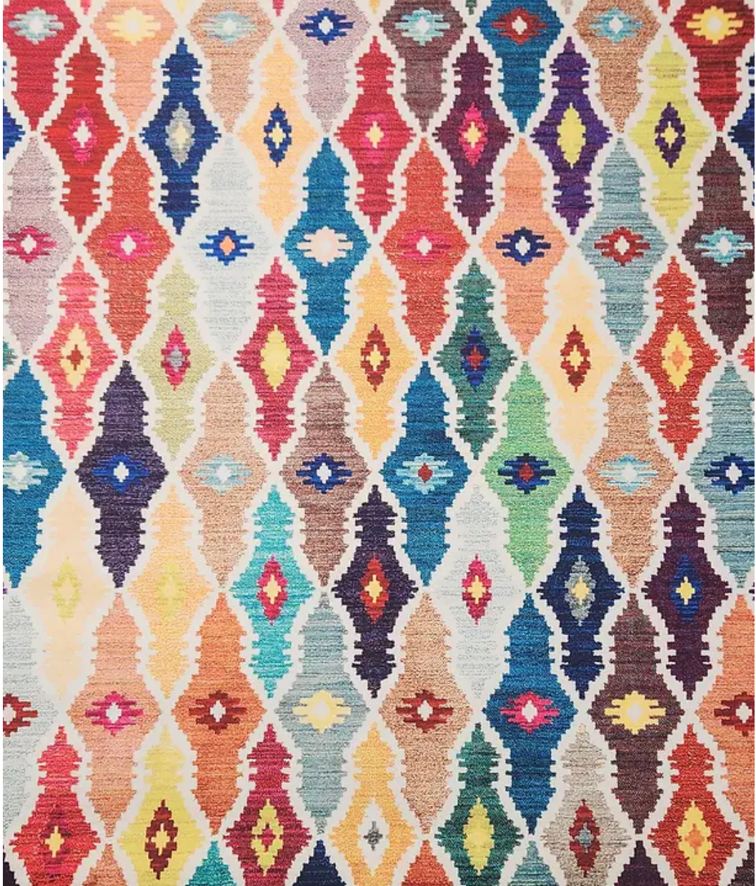 alfombra multicolor